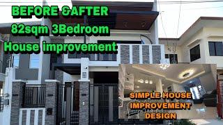 82SQM LOT AREA HOUSE IMPROVEMENT 3BEDROOM DESIGN