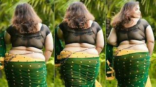Mallu Aunty Hot Figure Moment 06 ACS TORN #silksareeblousedesignsimages #acstorn