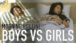 Morning Routine Boys vs Girls