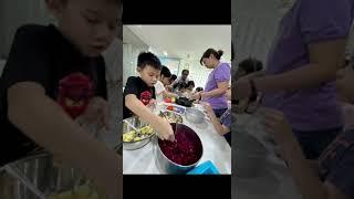 thinkBRIGHT  Putra Heights children make easy fruit jelly dumpling @ 端午节