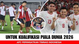 BERITA BOLA TERBARU HARI INI  TIMNAS INDONESIA DI PERINGATKAN AFC DI KUALIFIKASI PIALA DUNIA 2026