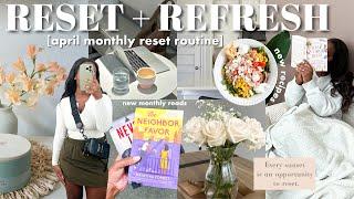 *intense* MONTHLY RESET  prepping for April productive home refresh test tips & spring reset