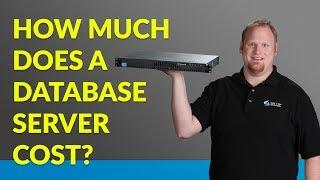 How much does a database server cost?