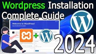 How to Install WordPress in Xampp Localhost on Windows 1011  2024 Update  Complete Guide