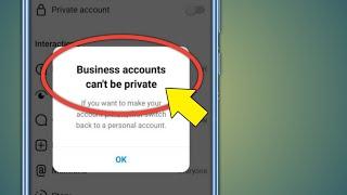 Instagram Business Account Ko Private Kaise Kare  Business Account Ko Private Kaise Kare