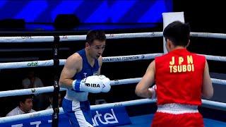 QF 51KG TSUBOI TOMOYA JPN vs DUSMATOV HASANBOY UZB  IBA Mens World Boxing Championships 2023