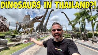 I Found DINOSAURS in THAILAND  Nong Nooch Gardens in PATTAYA