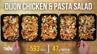 This High Protein Meal Prep Doesnt Need to be Reheated  Dijon Chicken & Pasta Salad