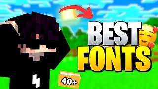 Top Fonts for Minecraft Videos and Thumbnail Dont miss