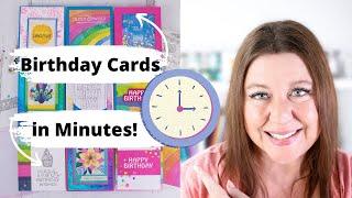 How to Make Birthday Cards in Minutes
