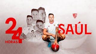 Las primeras horas de Saúl Ñíguez en Sevilla