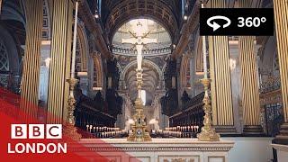 360° Video Inside St Pauls Cathedral - BBC London