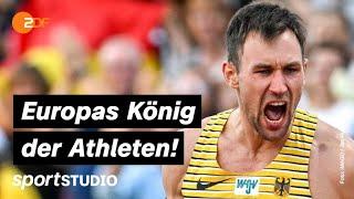 Niklas Kaul gewinnt sensationell Zehnkampf-Gold  European Championships München  sportstudio