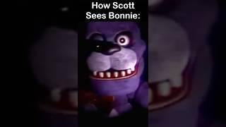 How FNaF Fans See Bonnie vs How Scott Sees Bonnie  FNaF Movie MEME