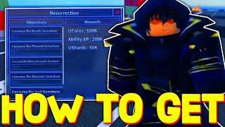 HOW TO GET CID SHADOW KAGENOU SHOWCASE in AUT ROBLOX A UNIVERSAL TIME