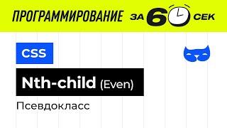 CSS уроки. Псевдокласс nth-child even