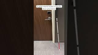 Bump Dot Stickers & Locating Doors #blind #VisuallyImpaired #OrientationAndMobility