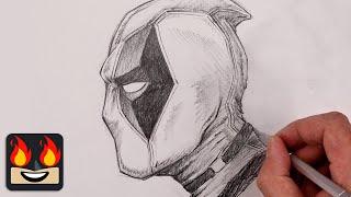 How To Draw Deadpool  Sketch Tutorial