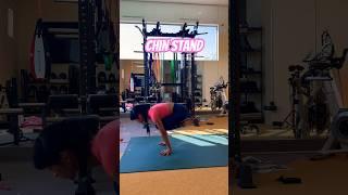 Chin stand entry from lolasana in yoga or tuck planche in calisthenics 
