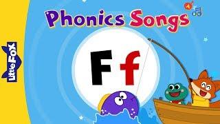 Letter Ff  New Phonics Songs  Little Fox  Animated Songs for Kids