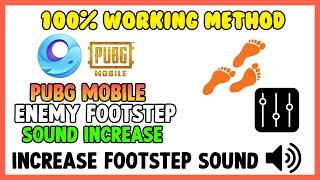 How To Increase PUBG Mobile Gameloop Enemy Footstep Sound  100% Working Easy Method 2023