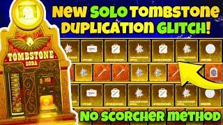 NEW SOLO Tombstone Duplication Glitch NO SCORCHER MW3 Zombies PC PS5 XBOX Tutorial