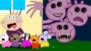 Zombie apocalypse Zombie appears in Peppa Pig City‍️  Pig Funny Animation
