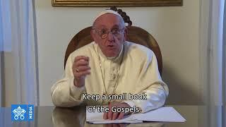 Pope Francis speaks to young Argentinians in a video message