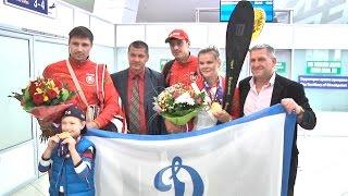 Первые белорусские медалисты Евроигр прибыли из Баку