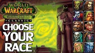 WoW Burning Crusade Classic Race Picking Guide