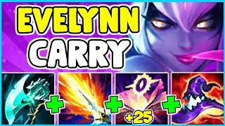 HOW TO PLAY EVELYNN JUNGLE & SOLO CARRY IN SEASON 11  Evelynn Guide S11 - League Of Legends