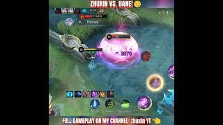 ZHUXIN VS. BANE -MLBB #mlbbshorts #mlbbhighlights #mlbbcreatorcamp #highlights #mlbb #shorts