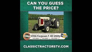 Guess The Price? 1956 Ferguson F-40 Utility