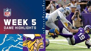 Lions vs. Vikings Week 5 Highlights  NFL 2021