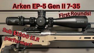 Arken EP5 gen II 7-35 First range trip