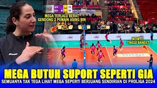 Spike Megatron Mengamuk Di Proliga Ambisi Mega Juara - Terlalu Berat Gendong 2 Pemain Asing Bin