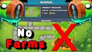 Bloonarius Normal  No Hero Achievement  + No Monkey Knowledge  BTD6 Boss Tutorial