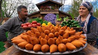 Cooking Classic Köfte  Turkish Stuffed Kibbeh  Mediterranean Food