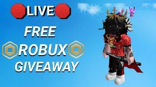 LIVE ROBUX GIVEAWAY IN ROBLOX by universal gaming #roblox