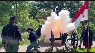 Whom the Bell Tolls  Memorial Day Observance - Battery I 1st US Artillery at Woodbury Minnesota VFW