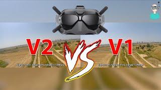 DJI FPV Goggles V2 Vs V1 - Side By Side Comparison