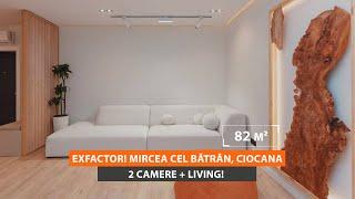 Apartament de vânzare 2 camere+living. ExFactor Ciocana Mircea cel Bătrân  Acces Imobil