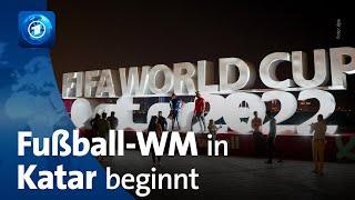 Fußball-WM in Katar Eröffnungsspiel in Doha