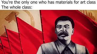 You are the only one who has materials for art class