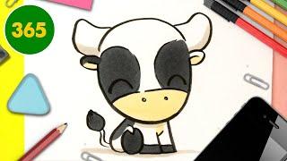 HOW TO DRAW A CUTE COW KAWAII