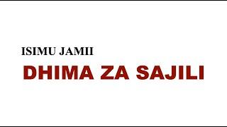 ISIMU JAMII  DHIMA ZA SAJILI  Eleza umuhimu wa sajili  dhima za sajili katika isimu jamii