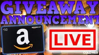 Who Wins The Giveaway??? -- Call Of Duty Cold War Livestream - Giveaway Winner