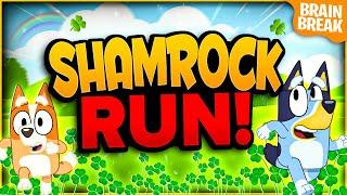 Shamrock Run  St Patricks Day Brain Break  St Patricks Day Games For Kids  GoNoodle