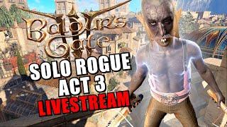  Baldurs Gate 3 - Solo Rogue Act 3 Lower City