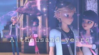 Umbrella scene  A thousand years   Miraculous Ladybug  Edit